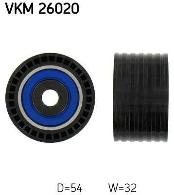 SKF VKM 26020 Szíjtárcsa/vezetőgörgő, fogasszíj DACIA LADA NISSAN OPEL RENAULT VAUXHALL