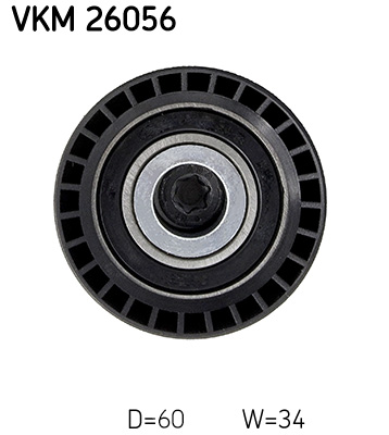 SKF VKM 26056 Szíjtárcsa/vezetőgörgő, fogasszíj VOLVO