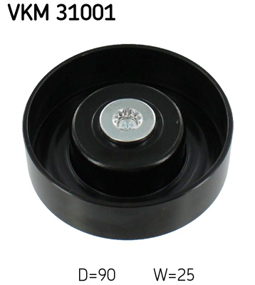 SKF VKM 31001 Szíjtárcsa/vezetőgörgő, hosszbordás szíj AUDI SEAT