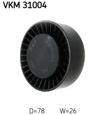 SKF VKM 31004 feszítőgörgő, hosszbordás szíj AUDI FORD SEAT VW