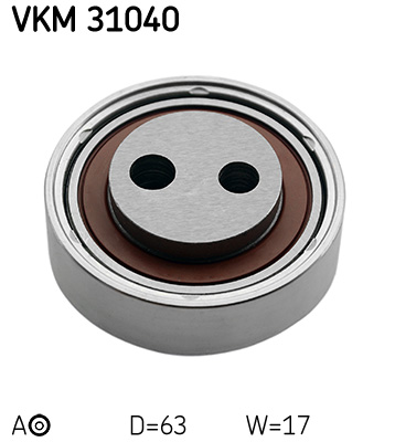 SKF VKM 31040 feszítőgörgő, hosszbordás szíj AUDI SKODA VW