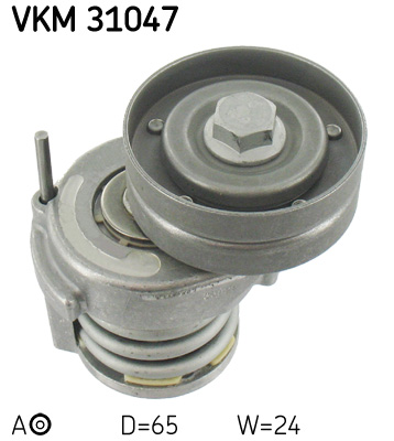 SKF VKM 31047 feszítőgörgő, hosszbordás szíj AUDI SEAT SKODA VW