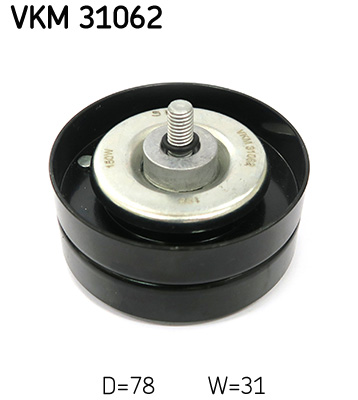 SKF VKM 31062 Szíjtárcsa/vezetőgörgő, hosszbordás szíj AUDI VW