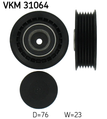 SKF VKM 31064 feszítőgörgő, hosszbordás szíj VW