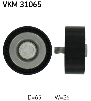 SKF VKM 31065 Szíjtárcsa/vezetőgörgő, hosszbordás szíj AUDI SKODA VW