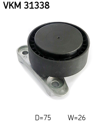 SKF VKM 31338 feszítőgörgő, hosszbordás szíj SEAT SKODA VW