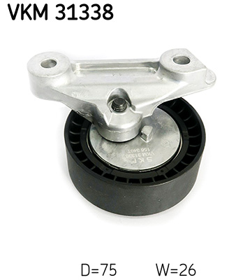 SKF VKM 31338 feszítőgörgő, hosszbordás szíj SEAT SKODA VW