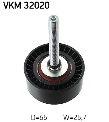 SKF VKM 32020 Szíjtárcsa/vezetőgörgő, hosszbordás szíj CITROËN FIAT OPEL PEUGEOT VAUXHALL