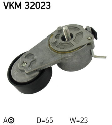 SKF VKM 32023 feszítőgörgő, hosszbordás szíj ABARTH ALFA ROMEO CHRYSLER FIAT FORD LANCIA OPEL VAUXHALL ZASTAVA