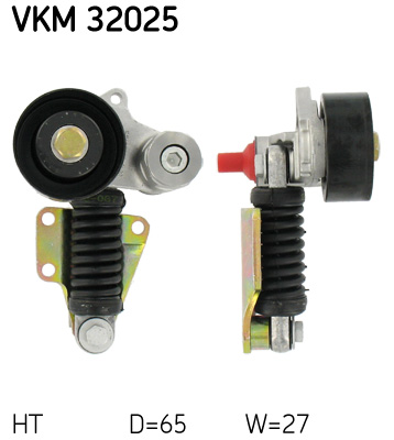 SKF VKM 32025 feszítőgörgő, hosszbordás szíj ALFA ROMEO FIAT LANCIA