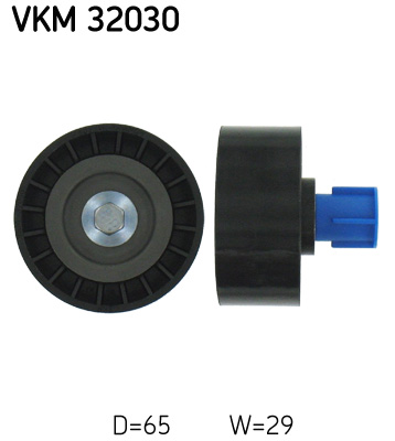 SKF VKM 32030 Szíjtárcsa/vezetőgörgő, hosszbordás szíj ALFA ROMEO FIAT LANCIA