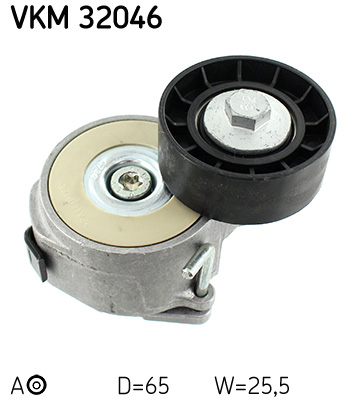 SKF VKM 32046 feszítőgörgő, hosszbordás szíj ALFA ROMEO CADILLAC FIAT HOLDEN LANCIA OPEL SAAB SUZUKI VAUXHALL