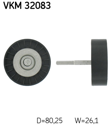 SKF VKM 32083 Szíjtárcsa/vezetőgörgő, hosszbordás szíj ALFA ROMEO LANCIA