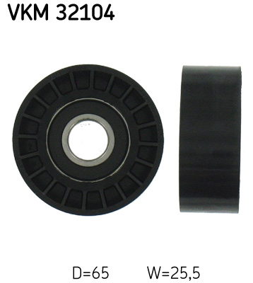 SKF VKM 32104 Szíjtárcsa/vezetőgörgő, hosszbordás szíj ALFA ROMEO