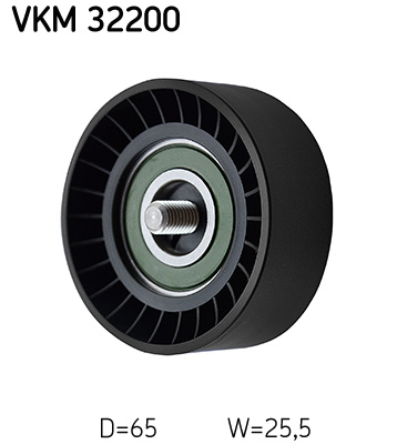 SKF VKM 32200 Szíjtárcsa/vezetőgörgő, hosszbordás szíj ALFA ROMEO FIAT OPEL VAUXHALL