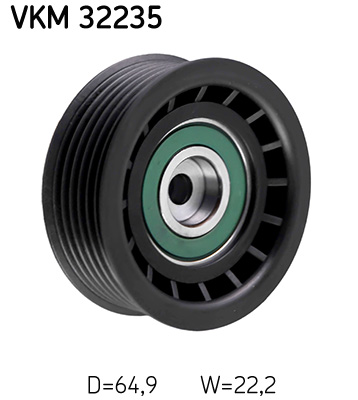 SKF VKM 32235 Szíjtárcsa/vezetőgörgő, hosszbordás szíj ALFA ROMEO FIAT LANCIA