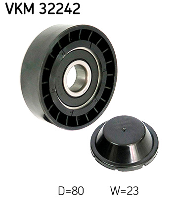 SKF VKM 32242 Szíjtárcsa/vezetőgörgő, hosszbordás szíj ALFA ROMEO FIAT LANCIA