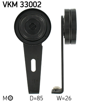 SKF VKM 33002 feszítőgörgő, hosszbordás szíj CITROËN FIAT LANCIA PEUGEOT SUZUKI