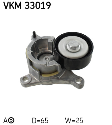 SKF VKM 33019 feszítőgörgő, hosszbordás szíj CITROËN FIAT LANCIA PEUGEOT
