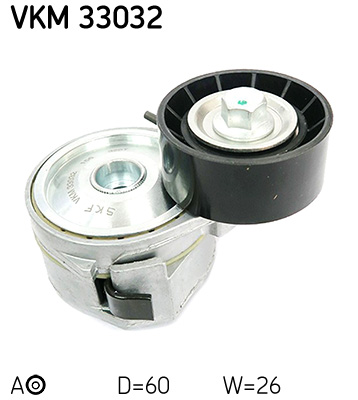SKF VKM 33032 feszítőgörgő, hosszbordás szíj CITROËN FIAT PEUGEOT SUZUKI