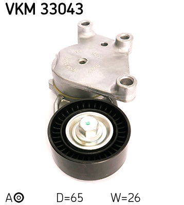 SKF VKM 33043 feszítőgörgő, hosszbordás szíj CITROËN FORD FORD AUSTRALIA MAZDA MINI MITSUBISHI PEUGEOT TOYOTA VOLVO