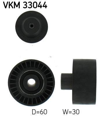 SKF VKM 33044 Szíjtárcsa/vezetőgörgő, hosszbordás szíj CITROËN FORD FORD AUSTRALIA MAZDA PEUGEOT TOYOTA