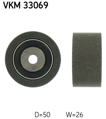 SKF VKM 33069 Szíjtárcsa/vezetőgörgő, hosszbordás szíj CITROËN FIAT LANCIA PEUGEOT SUZUKI