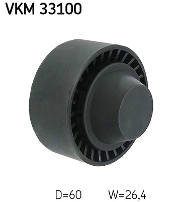 SKF VKM 33100 Szíjtárcsa/vezetőgörgő, hosszbordás szíj CITROËN DS FIAT OPEL PEUGEOT VAUXHALL