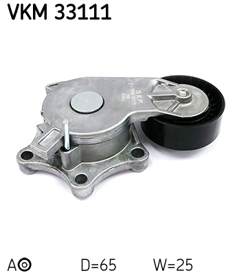 SKF VKM 33111 feszítőgörgő, hosszbordás szíj CITROËN DS PEUGEOT