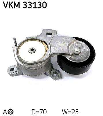 SKF VKM 33130 feszítőgörgő, hosszbordás szíj CITROËN PEUGEOT