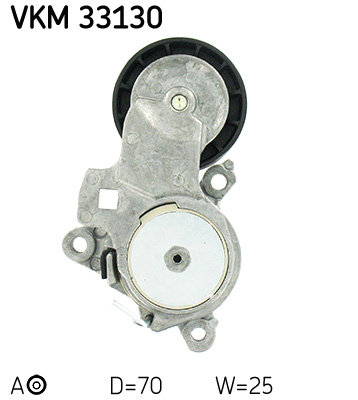 SKF VKM 33130 feszítőgörgő, hosszbordás szíj CITROËN PEUGEOT
