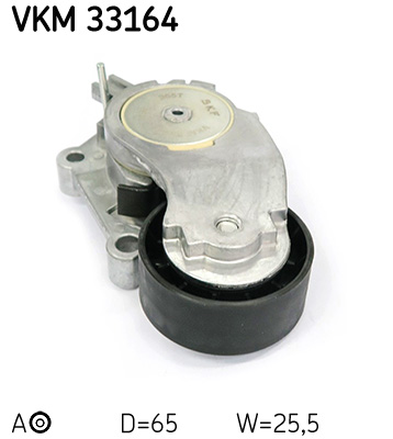 SKF VKM 33164 feszítőgörgő, hosszbordás szíj CITROËN FORD PEUGEOT VOLVO