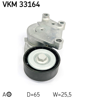 SKF VKM 33164 feszítőgörgő, hosszbordás szíj CITROËN FORD PEUGEOT VOLVO