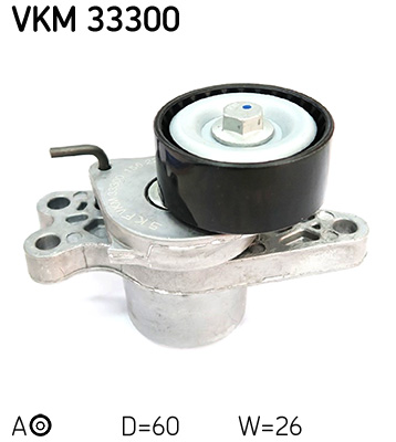 SKF VKM 33300 feszítőgörgő, hosszbordás szíj CITROËN FIAT PEUGEOT