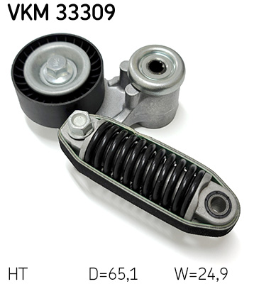 SKF VKM 33309 feszítőgörgő, hosszbordás szíj CITROËN