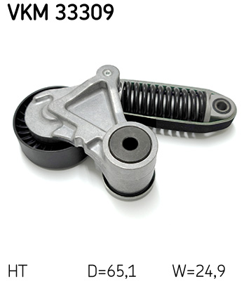 SKF VKM 33309 feszítőgörgő, hosszbordás szíj CITROËN