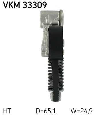 SKF VKM 33309 feszítőgörgő, hosszbordás szíj CITROËN