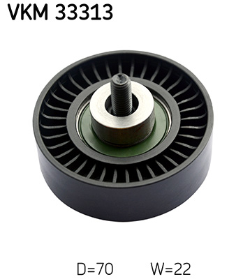 SKF VKM 33313 Szíjtárcsa/vezetőgörgő, hosszbordás szíj CITROËN FIAT IVECO PEUGEOT
