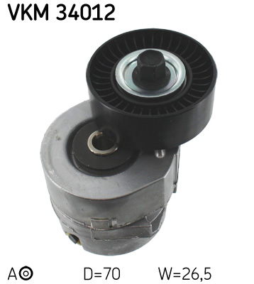 SKF VKM 34012 feszítőgörgő, hosszbordás szíj FORD