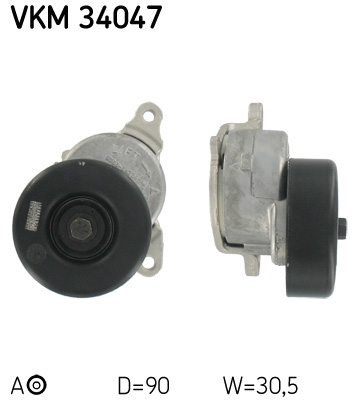 SKF VKM 34047 feszítőgörgő, hosszbordás szíj FORD