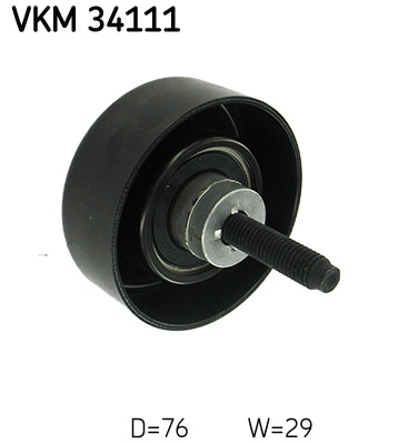 SKF VKM 34111 Szíjtárcsa/vezetőgörgő, hosszbordás szíj FORD