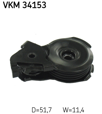 SKF VKM 34153 feszítőgörgő, hosszbordás szíj FORD