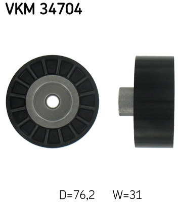 SKF VKM 34704 Szíjtárcsa/vezetőgörgő, hosszbordás szíj FORD