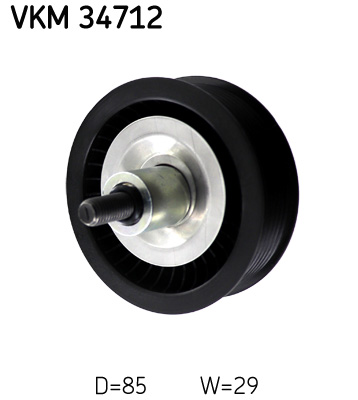 SKF VKM 34712 Szíjtárcsa/vezetőgörgő, hosszbordás szíj FORD