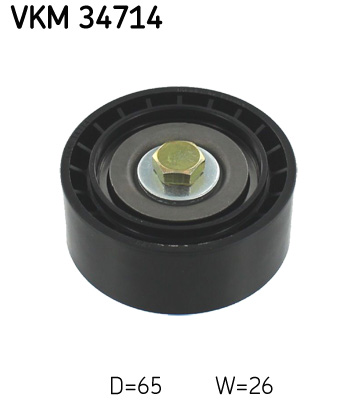 SKF VKM 34714 Szíjtárcsa/vezetőgörgő, hosszbordás szíj FORD