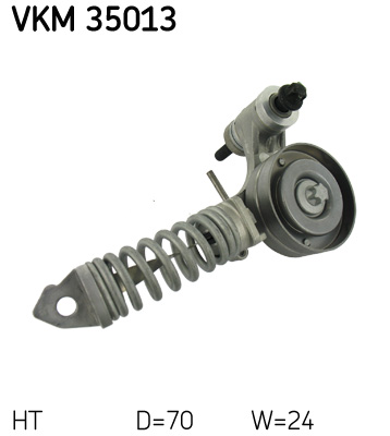 SKF VKM 35013 feszítőgörgő, hosszbordás szíj CHEVROLET HOLDEN OPEL SUZUKI VAUXHALL