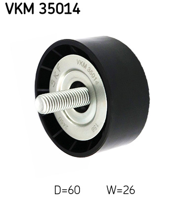 SKF VKM 35014 Szíjtárcsa/vezetőgörgő, hosszbordás szíj OPEL VAUXHALL