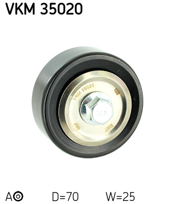 SKF VKM 35020 Szíjtárcsa/vezetőgörgő, hosszbordás szíj CHEVROLET OPEL SAAB VAUXHALL