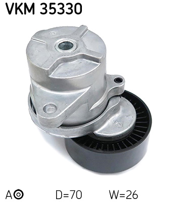 SKF VKM 35330 feszítőgörgő, hosszbordás szíj CHEVROLET OPEL SAAB VAUXHALL