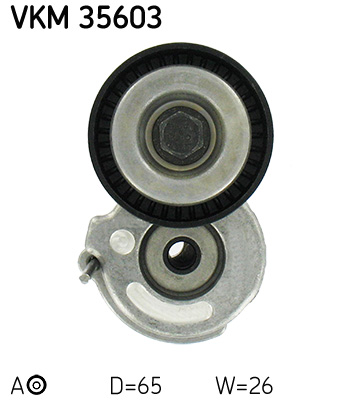 SKF VKM 35603 feszítőgörgő, hosszbordás szíj ALFA ROMEO CHRYSLER FIAT HOLDEN JEEP LANCIA OPEL SAAB VAUXHALL